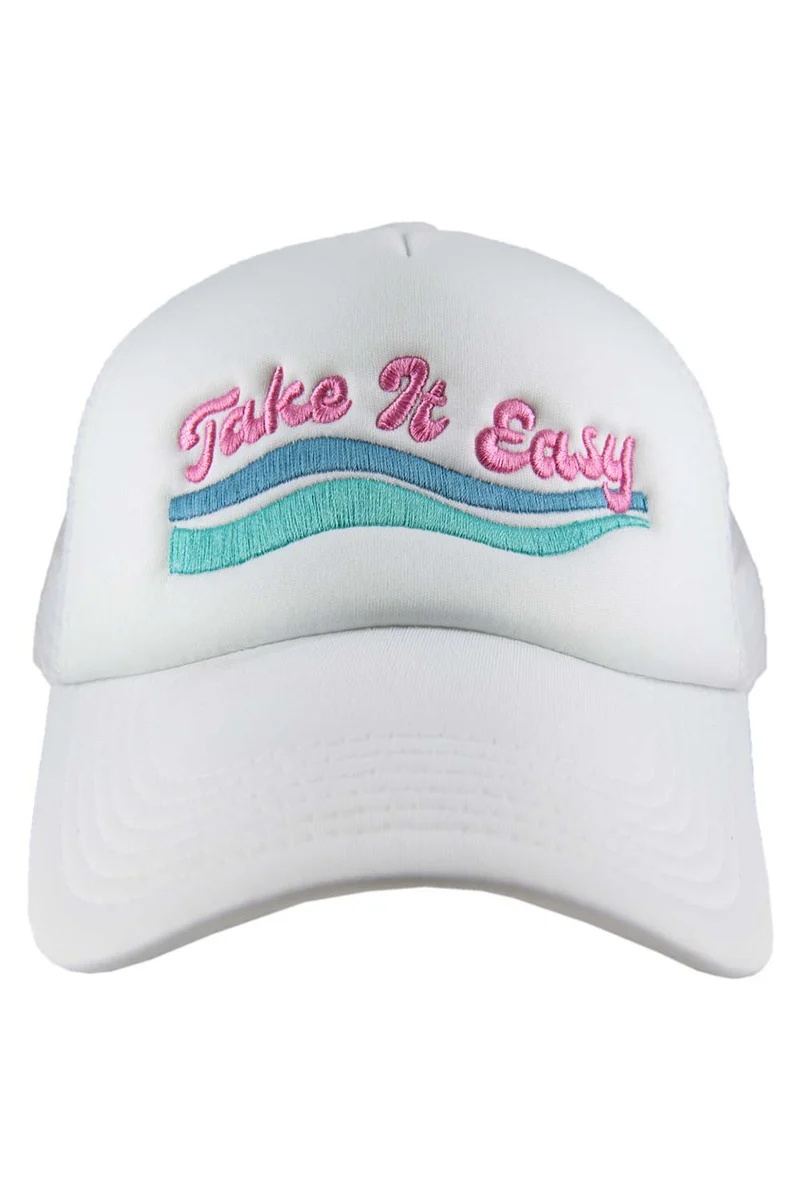 Take It Easy Foam Trucker Hat - Image 4