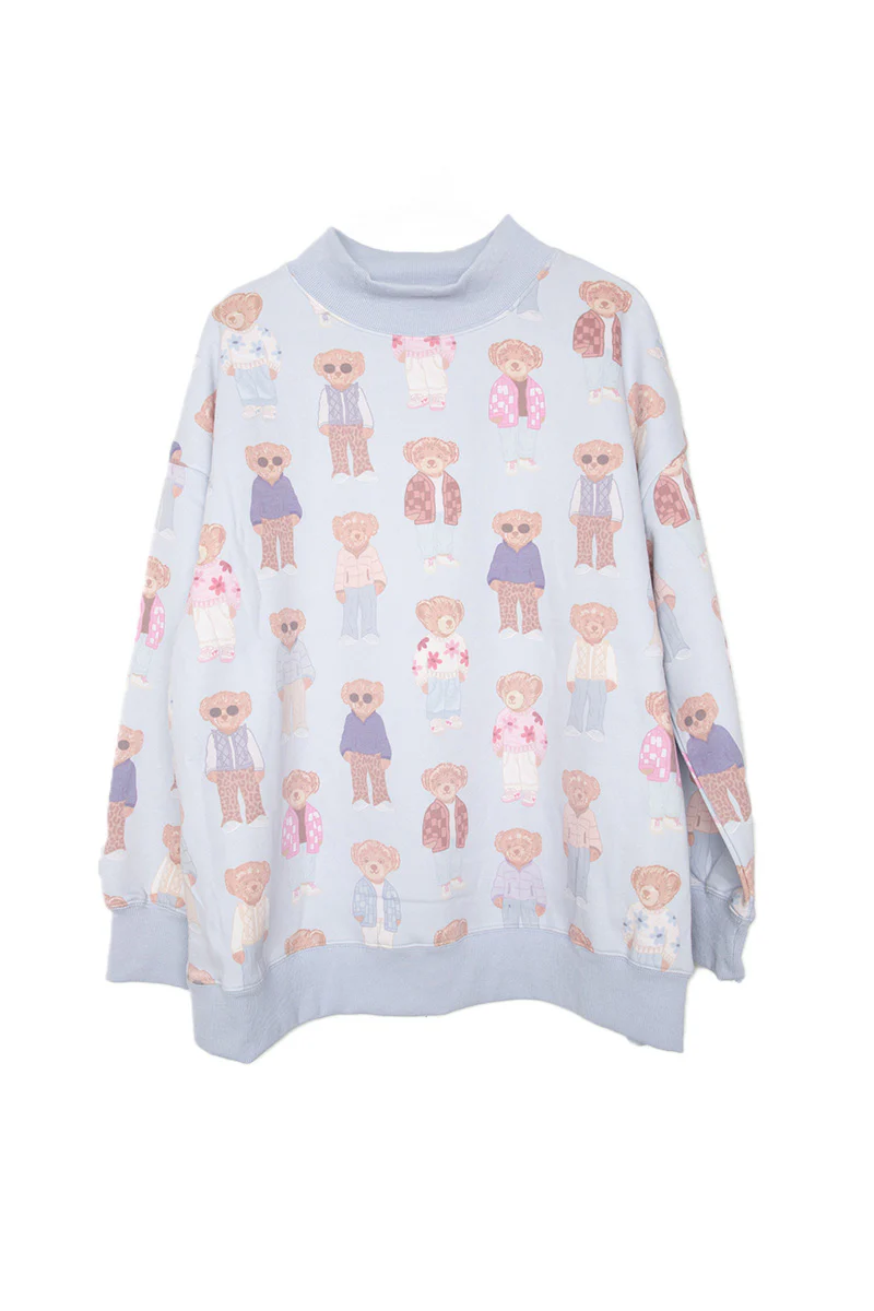 Teddy Bears Printed All Over Sweatshirt - Image 3