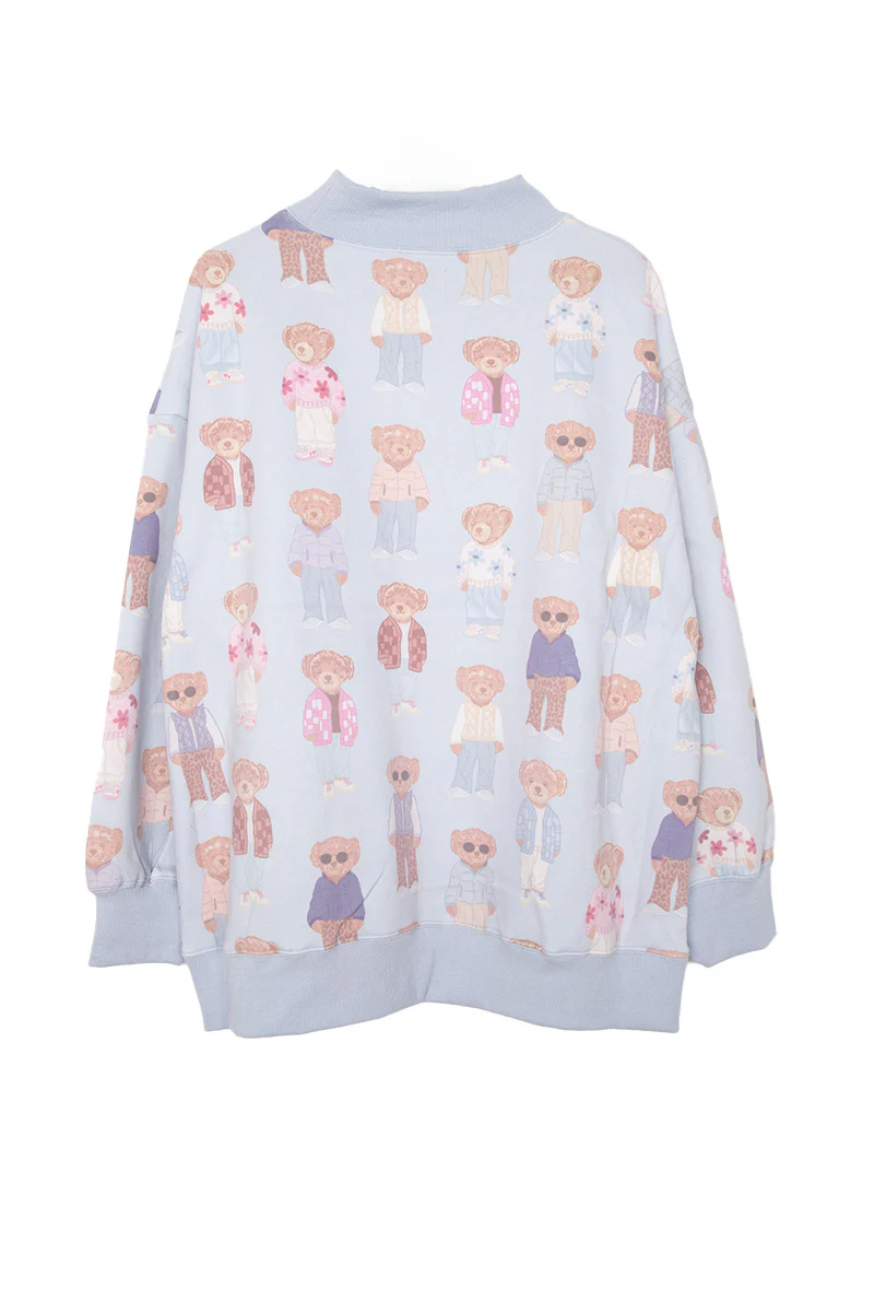 Teddy Bears Printed All Over Sweatshirt - Image 4