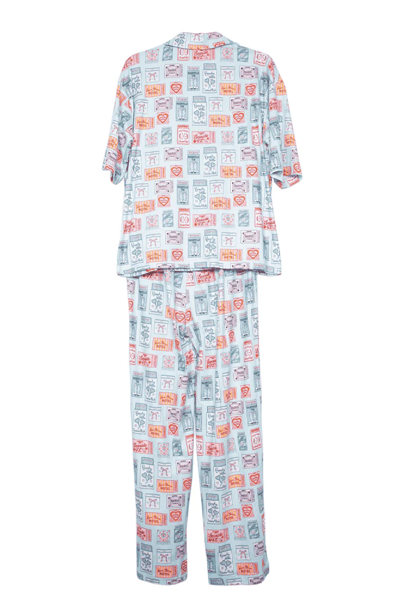 Traveling Matchbook Pajama Pants Set - Image 7