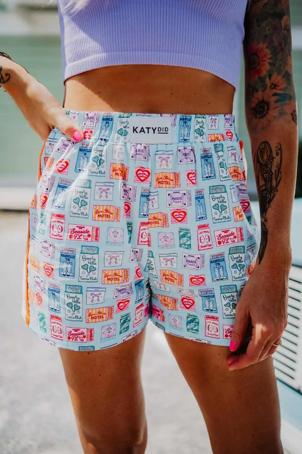 Traveling Matchbook Patterned Boxers