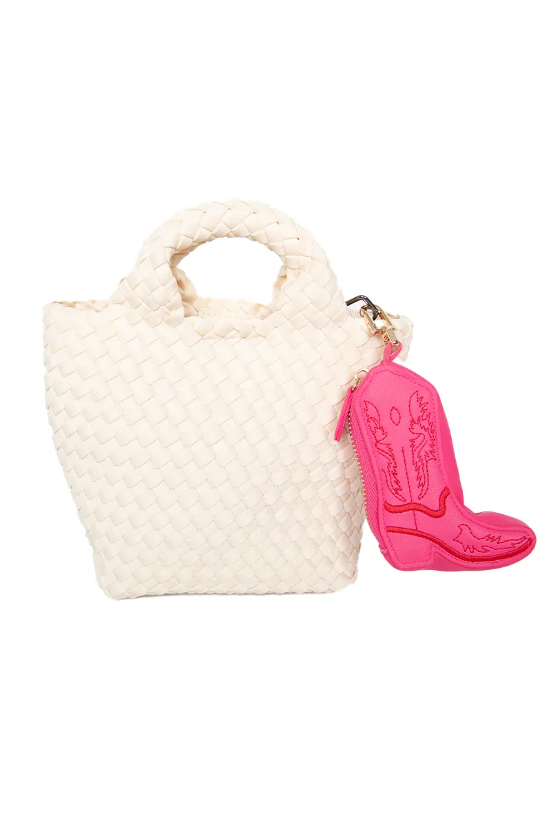 Western Boot Coin Purse Keychain - Image 4