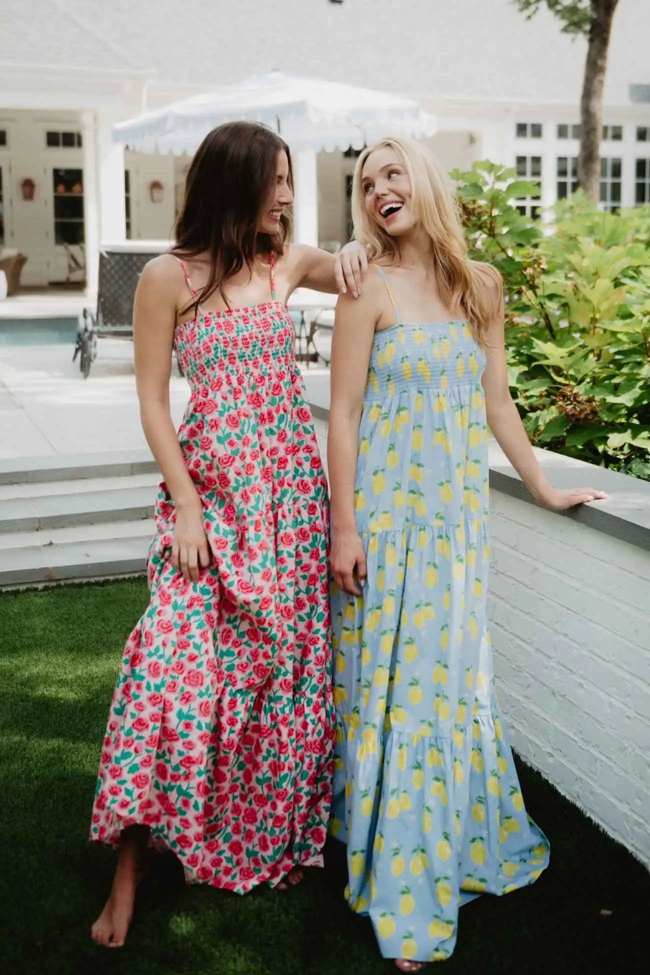 Whimsical Roses Floral Maxi Dress - Image 2