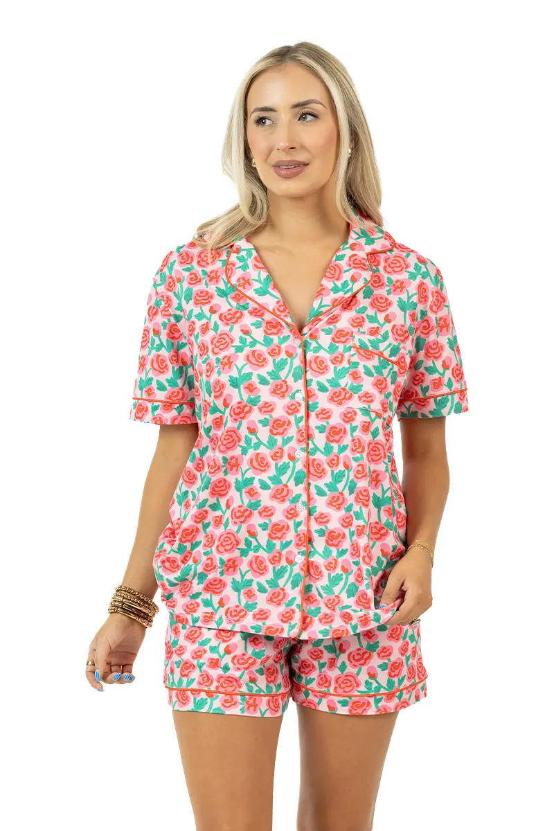Whimsical Roses Two-Piece Pajamas - Image 5
