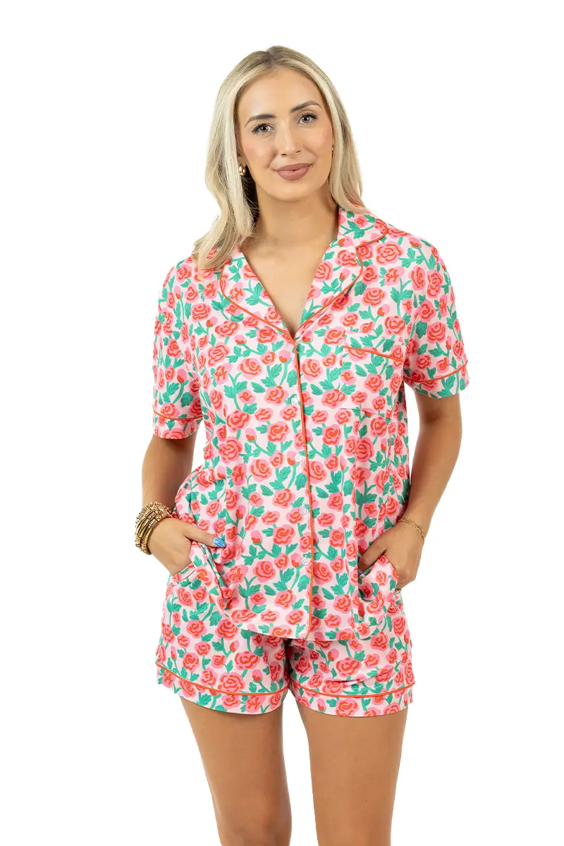Whimsical Roses Two-Piece Pajamas - Image 7