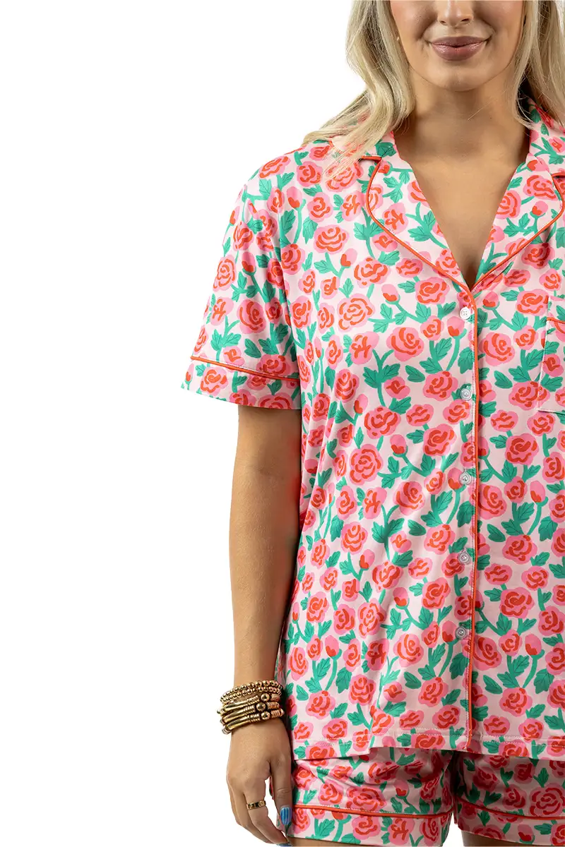 Whimsical Roses Two-Piece Pajamas - Image 8