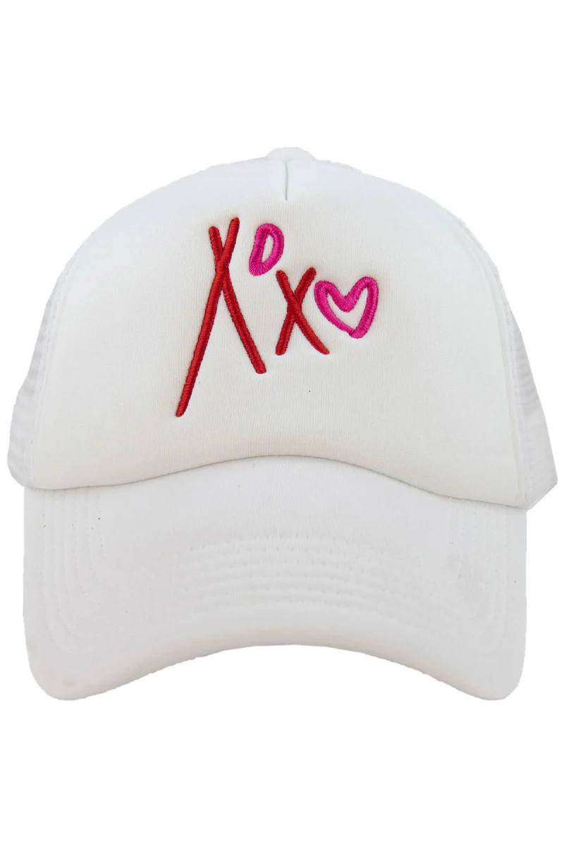 XOXO Heart Foam Trucker Hat - Image 3