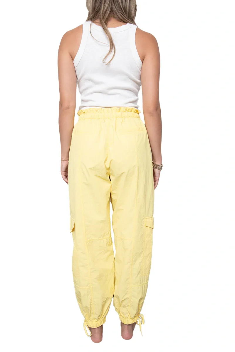 Yellow Women's Lightweight Joggers - Image 5
