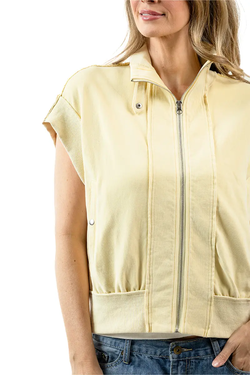 Yellow Women's Lightweight Vest - Image 5