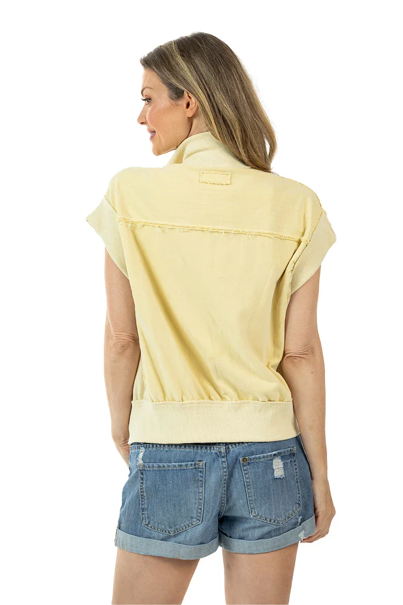 Yellow Women's Lightweight Vest - Image 7