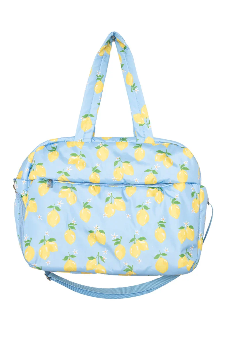 Zesty Lemons Overnight Bag - Image 4