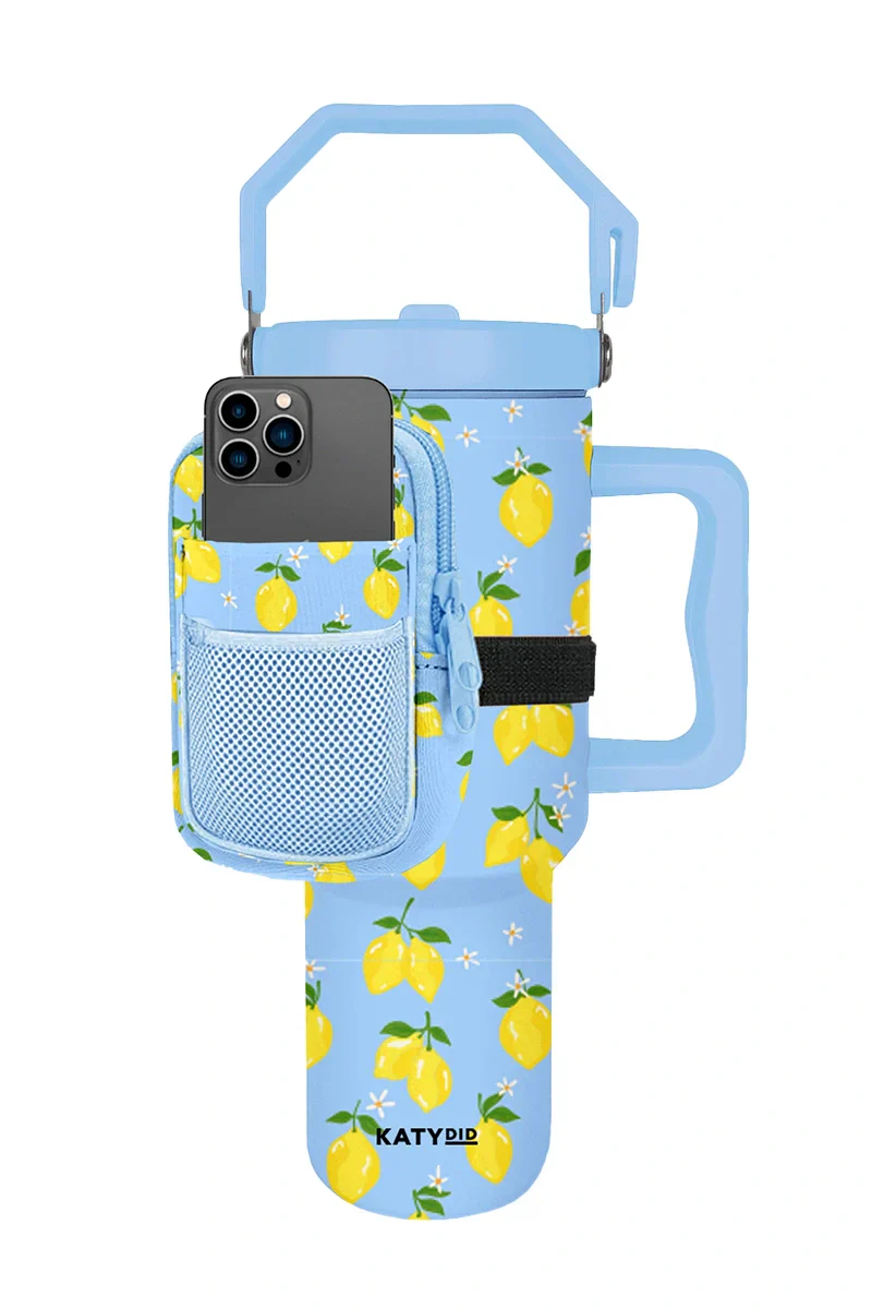 Zesty Lemons Tumbler Belt Bag - Image 2